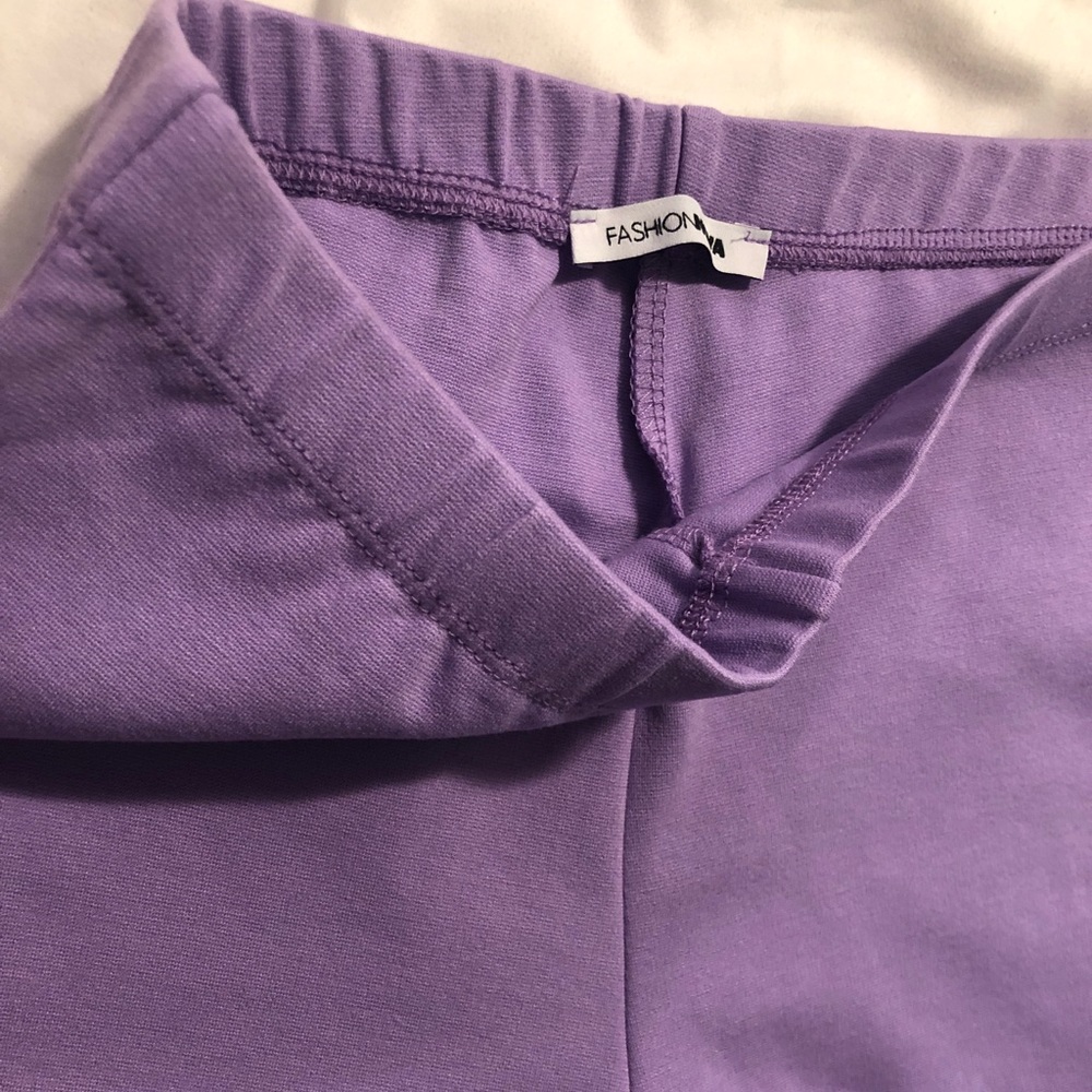Fashion Nova Biker Shorts Purple